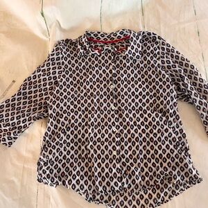 Foxcroft Women's Wrinkle Free Button Down  Size 16W